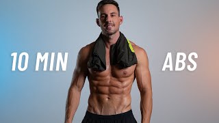 10 MIN INTENSE AB WORKOUT  At Home Sixpack Abs Routine No Equipment [upl. by Adnamar]