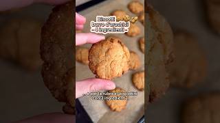 Biscotti al burro darachidi 🍪🥜 3ingredientrecipes ricette ricetta cucina recipe [upl. by Canter651]