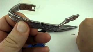 How to add or remove a link from a magnetic bracelet [upl. by Aitnecserc426]