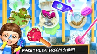 Sweet Baby Girl Care Kids Games  Sweet Baby Girl Cleanup 6  Play Fun School Cleaning Makeover Game [upl. by Bakeman807]