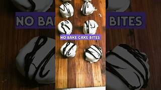 NO BAKECHOCOLATE CAKE BITES chocolate cake recipe food shorts [upl. by Chaddy]