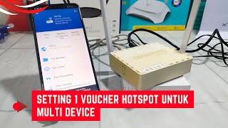 Cara Setting 1 Voucher Hotspot Untuk Multi Device Atau Banyak Perangkat Tetap Terhubung [upl. by Chae]