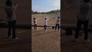 Mag Dumpin w Gang shortsfeed glock19x shootingrange [upl. by Ayikan78]