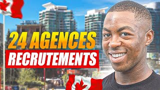 🇨🇦 24 Agences De Recrutements au CANADA Dont Personne Ne Parle Pour 2024 [upl. by Issy]