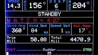 SEATALK MONITOR TFT LCD 35quot 480x320 [upl. by Gilliette]