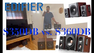 Edifier S350DB vs S360DB Visual Comparison  S360DB Unboxing [upl. by Akimak]