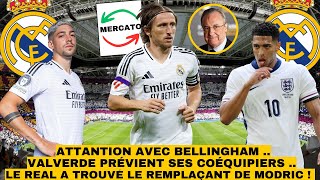 ✅ LE REAL A IDENTIFIÉ LE REMPLACANT DE MODRIC 🔥  LA DEMANDE DE VALVERDE AU GROUPE [upl. by Brandenburg839]