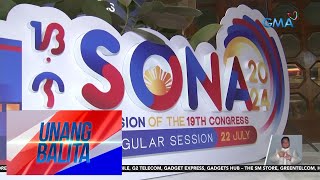 Sitwasyon sa Batasang Pambansa ngayong SONA 2024  Unang Balita [upl. by Arawaj]