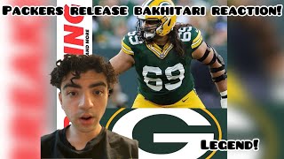 LEGEND David Bakhtiari bids farewell to Green Bay  REACTION [upl. by Lelah]