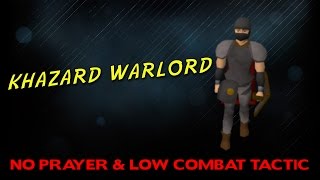 Oldschool RuneScape Killing Khazard Warlord Tree Gnome Village  Level 28  1 PrayerDefence [upl. by Mirabella]