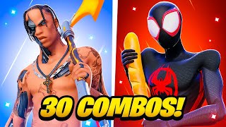 30 SWEATIEST Fortnite Skin Combos [upl. by Adnofal871]