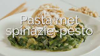 Zo maak je pasta met spinazie en pesto  Snel aan tafel [upl. by Akenom658]