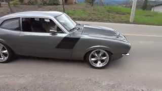 Ford Maverick GT V8 77 360hp Edelbrock Wilwood Foose Nitro [upl. by Nossila658]