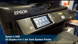 Epson L1455 A3 Duplex 4 in 1 Ink Tank System Printer Launch  Comex 2016 [upl. by Dane]