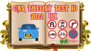 Theory test 10 🏆 The Official DVSA 2022 UK 🏆 With Audio describe🏆4K🏆MOST COMMON 25 QUESTIONS🏆🏆🏆 [upl. by Gerdy]