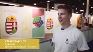 Euroskills 2018  Cseke Szabolcs ezüstérme festődíszítőfestő kategóriában [upl. by Anieral]