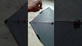 How to tie a perfect knot in kite Patang ke kanne kaise bandhe Sonic kite Bagha Da [upl. by Marji]