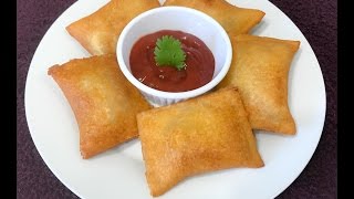 Cheesy Maggi Noodles Bread Pockets  Bread Pockets Recipe  Kids Snack  By Srithas Kitchen [upl. by Ahsiekan]