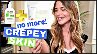 IMPROVE crepey skin with this EASY routine [upl. by Eidderf774]