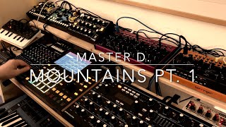 Mountains Pt 1  melodic techno  progressive house  live jam [upl. by Enneiluj679]