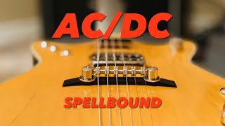 ACDC Spellbound Malcolm Young Guitar Lesson [upl. by Nelrsa6]