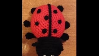 Coccinella alluncinetto amigurumi tutorial crochet [upl. by Oirotciv983]