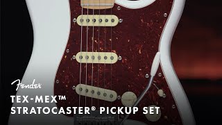 TEXMEX Stratocaster Pickup Set  Fender [upl. by Nawiat236]