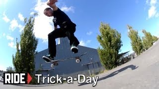 HowTo Skateboarding Nollie Frontside 180 Kickflip With Travis Erickson [upl. by Mandal]