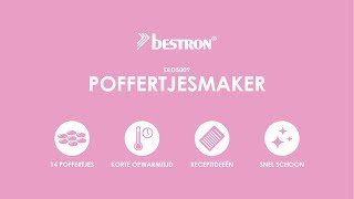 Bestron DLD5009 Poffertjesmaker  NL [upl. by Britt]