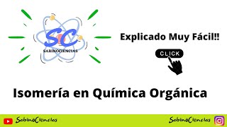 Isomería en Química Orgánica  De cadena de posición y Función  Muy fácil [upl. by Akemyt]