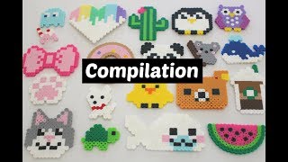 Perler Bead DIY Compilation  20 Designs [upl. by Notnert]