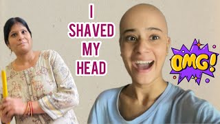 I Shaved My Head  Moms Reaction 😡 [upl. by Anderer]