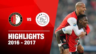 Highlights  Feyenoord  Ajax  Eredivisie 20162017 [upl. by Peg]