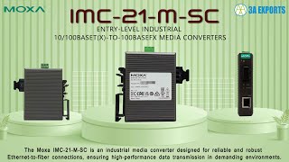 Robust and Efficient Moxa IMC21MSC for Industrial Applications [upl. by Ketti895]