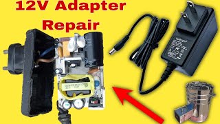 How to Repair 12 Volt Adapter  how to repair 12 volt charger at home [upl. by Nosille]