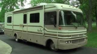 1996 Fleetwood Bounder class A gas motorhome walkaround video [upl. by Zins]