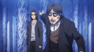 Eren Manipule Son Père Via Le Titan Assaillant  Attaque Des Titans Saison 4 Épisode 20 VF2K [upl. by Burhans]