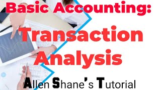 Basic Accounting TRANSACTIONS ARE JOURNALIZED step2 video 27 [upl. by Ecirtal]