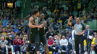 Giannis Antetokounmpo NOT HAPPY With Ref  Bucks vs Nuggets  April 1 2018  201718 NBA Season [upl. by Sheldon]