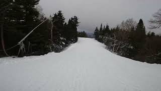 Christmas Eve Laps  Upper Rumrunner to Black Snake to Snake Bite  Smugglers Notch 2023 [upl. by Tica102]