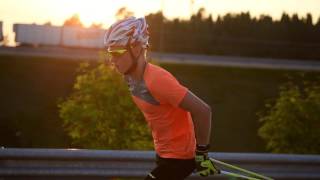 ONE WAY rollerski training in Finland [upl. by Aivat]