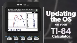 TI84 Plus CE Update the Operating System [upl. by Acilef541]