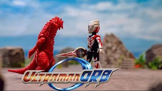 LEGO ULTRAMAN STOP MOTION Ultraman Orb Vs king Pandon [upl. by Dorrie919]