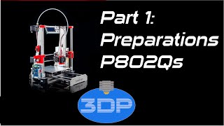 Part 1 Preparations for Mechanical Assembly P802Qs [upl. by Ajnat]