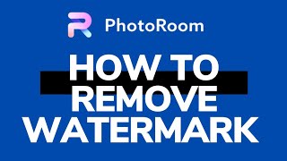 HOW to remove watermarks on photoroom without the pro version on Android phones [upl. by Ahsied]