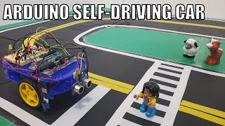 Build a SelfDriving Arduino Car  Science Project [upl. by Norris]