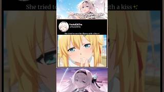 She tries to help him cure his illness with a kiss  Ore dake Haireru Kakushi Dungeon anime short [upl. by Nosbig]