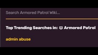 Armored Patrol v95 Admin Abuse Archive 1 [upl. by Annaes]