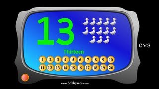 Learn Numbers for Children  3D Animation Counting 120 Numbers song [upl. by Ihp]