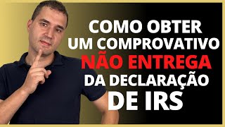 Como obter um comprovativo de não entrega da declaração de IRS [upl. by Aleinad]